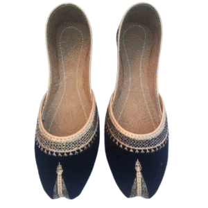 Black Velvet Ladies Khussa