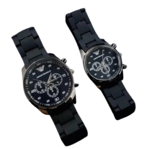 Emporio Armani couple watch set